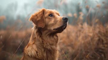 ai generado un perro en un pastel antecedentes foto