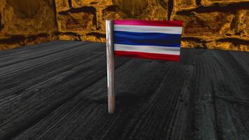 Thailand vlag post video