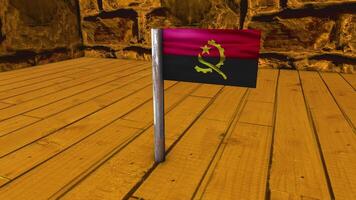 Angola Flagge Post video