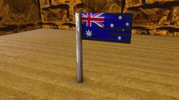 Australië vlag post video