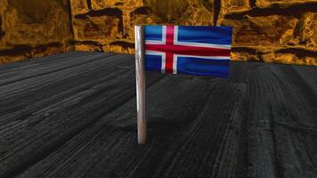 Island Flagge Post video