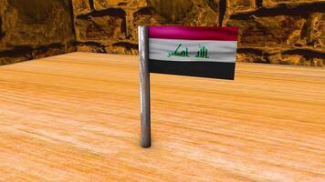 Iraq Flag Post video