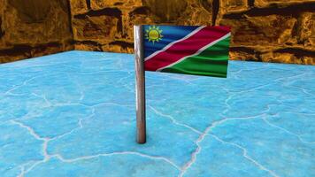 Namibië vlag post video