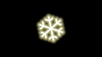 Animation of a crystal icon that glows in the dark. This icon features a glowing crystal with an attractive animation effect. Suitable for projects that require futuristic and modern design elements. video