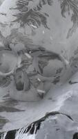 Skull On A Snowy Mountain Vertical 3D Animation video