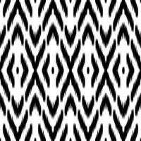 Traditional Ikat geometric pattern for seamless background, carpet, wallpaper, clothing, wrapping, batik, fabric, illustration. Embroidery style. vector