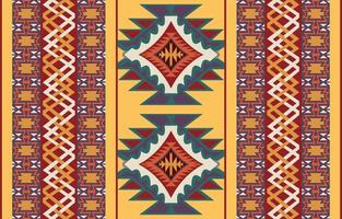 Carpet pattern. Seamless geometry. Western handmade saddle blanket rug pattern, Aztec, vector