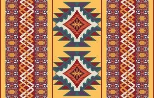 Carpet pattern. Seamless geometry. Western handmade saddle blanket rug pattern, Aztec, vector