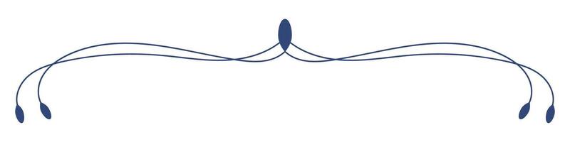 blue sailboat simple running line dividing line vector