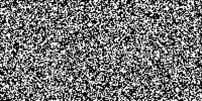 Seamless texture with retro television grainy black and white noise effect. 100x200 Pixels background. TV screen no signal. Horizontal rectangle format. Simple vintage bitmap illustration vector