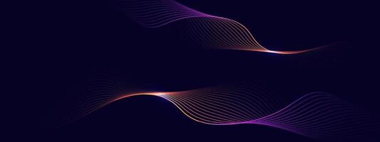 Abstract background with flowing lines. vector