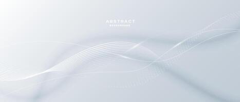 Modern abstract background with wavy lines. vector