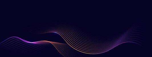 Abstract background with flowing lines. vector