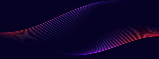 Abstract background with flowing lines. vector