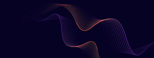 Abstract background with flowing lines. vector