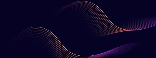 Abstract background with flowing lines. vector