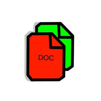 documento logo icono vector