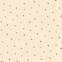 seamless, irregular polka dots pattern of poppy seeds on beige background vector