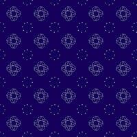 background seamless pattern of white line pattern White dashed line on a dark blue background.concept for fabric printing or graphic design. vector