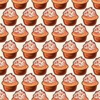 cake illustration pattern design vector