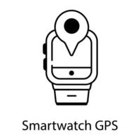 Depicting Smartwatch Functions vector