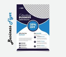 modern corporate business flyer ,Stylish professional business flyer,creative business flyer template vector