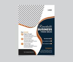 modern corporate business flyer ,Stylish professional business flyer,creative business flyer template vector