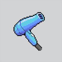 Pixel art illustration Hair Dryer. Pixelated Heater. Hair Dryer pixelated for the pixel art game and icon for website and game. old school retro. vector