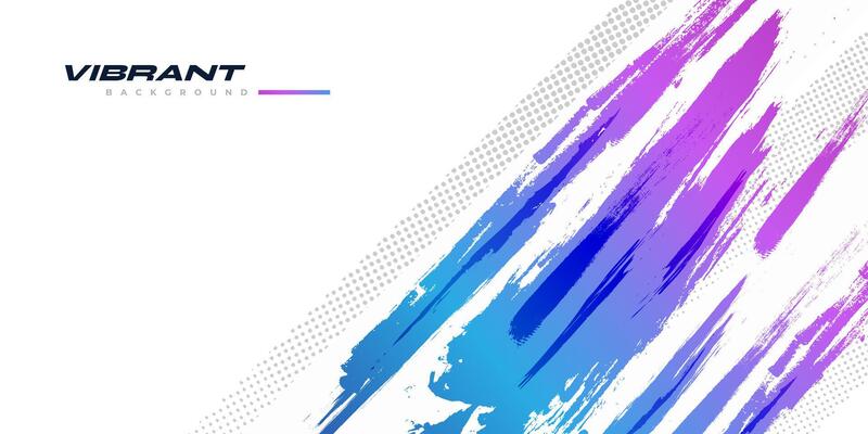 Colorful Gradient Brush Background with Halftone Effect. Grunge Sport Background with Brush Texture
