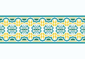 colorful pattern border pattern design vector