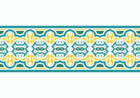 colorful pattern border pattern design vector