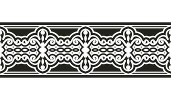 ornamental pattern border Design Template vector