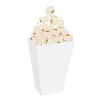 illustration logo Pop corn in a plain container vector