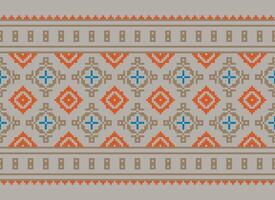 American ethnic native pattern.Traditional Navajo,Aztec,Apache,Southwest and Mexican style fabric pattern.Abstract motifs pattern.Design for fabric,clothing,blanket,carpet,woven,wrap,decoration vector