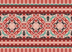 American ethnic native pattern.Traditional Navajo,Aztec,Apache,Southwest and Mexican style fabric pattern.Abstract motifs pattern.Design for fabric,clothing,blanket,carpet,woven,wrap,decoration vector