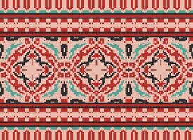 American ethnic native pattern.Traditional Navajo,Aztec,Apache,Southwest and Mexican style fabric pattern.Abstract motifs pattern.Design for fabric,clothing,blanket,carpet,woven,wrap,decoration vector