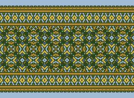 American ethnic native pattern.Traditional Navajo,Aztec,Apache,Southwest and Mexican style fabric pattern.Abstract motifs pattern.Design for fabric,clothing,blanket,carpet,woven,wrap,decoration vector