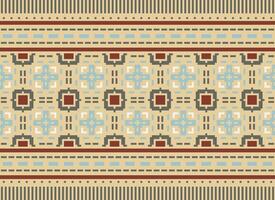 American ethnic native pattern.Traditional Navajo,Aztec,Apache,Southwest and Mexican style fabric pattern.Abstract motifs pattern.Design for fabric,clothing,blanket,carpet,woven,wrap,decoration vector