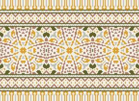 American ethnic native pattern.Traditional Navajo,Aztec,Apache,Southwest and Mexican style fabric pattern.Abstract motifs pattern.Design for fabric,clothing,blanket,carpet,woven,wrap,decoration vector