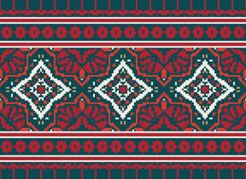 American ethnic native pattern.Traditional Navajo,Aztec,Apache,Southwest and Mexican style fabric pattern.Abstract motifs pattern.Design for fabric,clothing,blanket,carpet,woven,wrap,decoration vector