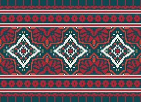 American ethnic native pattern.Traditional Navajo,Aztec,Apache,Southwest and Mexican style fabric pattern.Abstract motifs pattern.Design for fabric,clothing,blanket,carpet,woven,wrap,decoration vector