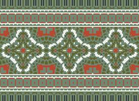American ethnic native pattern.Traditional Navajo,Aztec,Apache,Southwest and Mexican style fabric pattern.Abstract motifs pattern.Design for fabric,clothing,blanket,carpet,woven,wrap,decoration vector