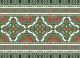 American ethnic native pattern.Traditional Navajo,Aztec,Apache,Southwest and Mexican style fabric pattern.Abstract motifs pattern.Design for fabric,clothing,blanket,carpet,woven,wrap,decoration vector