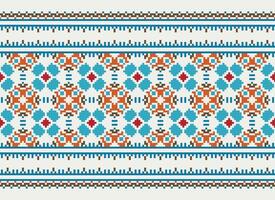 American ethnic native pattern.Traditional Navajo,Aztec,Apache,Southwest and Mexican style fabric pattern.Abstract motifs pattern.Design for fabric,clothing,blanket,carpet,woven,wrap,decoration vector