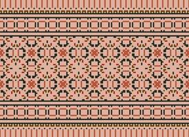 American ethnic native pattern.Traditional Navajo,Aztec,Apache,Southwest and Mexican style fabric pattern.Abstract motifs pattern.Design for fabric,clothing,blanket,carpet,woven,wrap,decoration vector