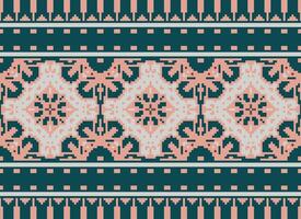 American ethnic native pattern.Traditional Navajo,Aztec,Apache,Southwest and Mexican style fabric pattern.Abstract motifs pattern.Design for fabric,clothing,blanket,carpet,woven,wrap,decoration vector