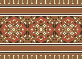 American ethnic native pattern.Traditional Navajo,Aztec,Apache,Southwest and Mexican style fabric pattern.Abstract motifs pattern.Design for fabric,clothing,blanket,carpet,woven,wrap,decoration vector