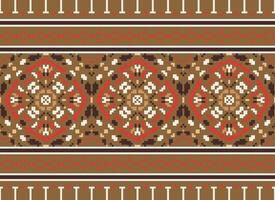 American ethnic native pattern.Traditional Navajo,Aztec,Apache,Southwest and Mexican style fabric pattern.Abstract motifs pattern.Design for fabric,clothing,blanket,carpet,woven,wrap,decoration vector