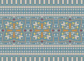 American ethnic native pattern.Traditional Navajo,Aztec,Apache,Southwest and Mexican style fabric pattern.Abstract motifs pattern.Design for fabric,clothing,blanket,carpet,woven,wrap,decoration vector