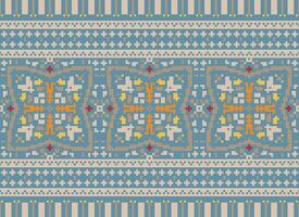 American ethnic native pattern.Traditional Navajo,Aztec,Apache,Southwest and Mexican style fabric pattern.Abstract motifs pattern.Design for fabric,clothing,blanket,carpet,woven,wrap,decoration vector